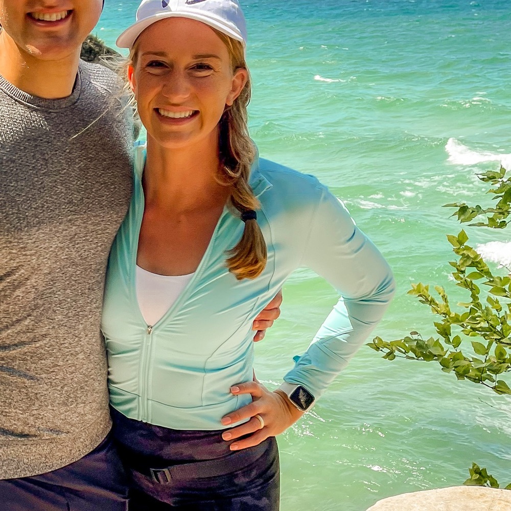 Lululemon Final Mile Jacket in Icing Blue size 6